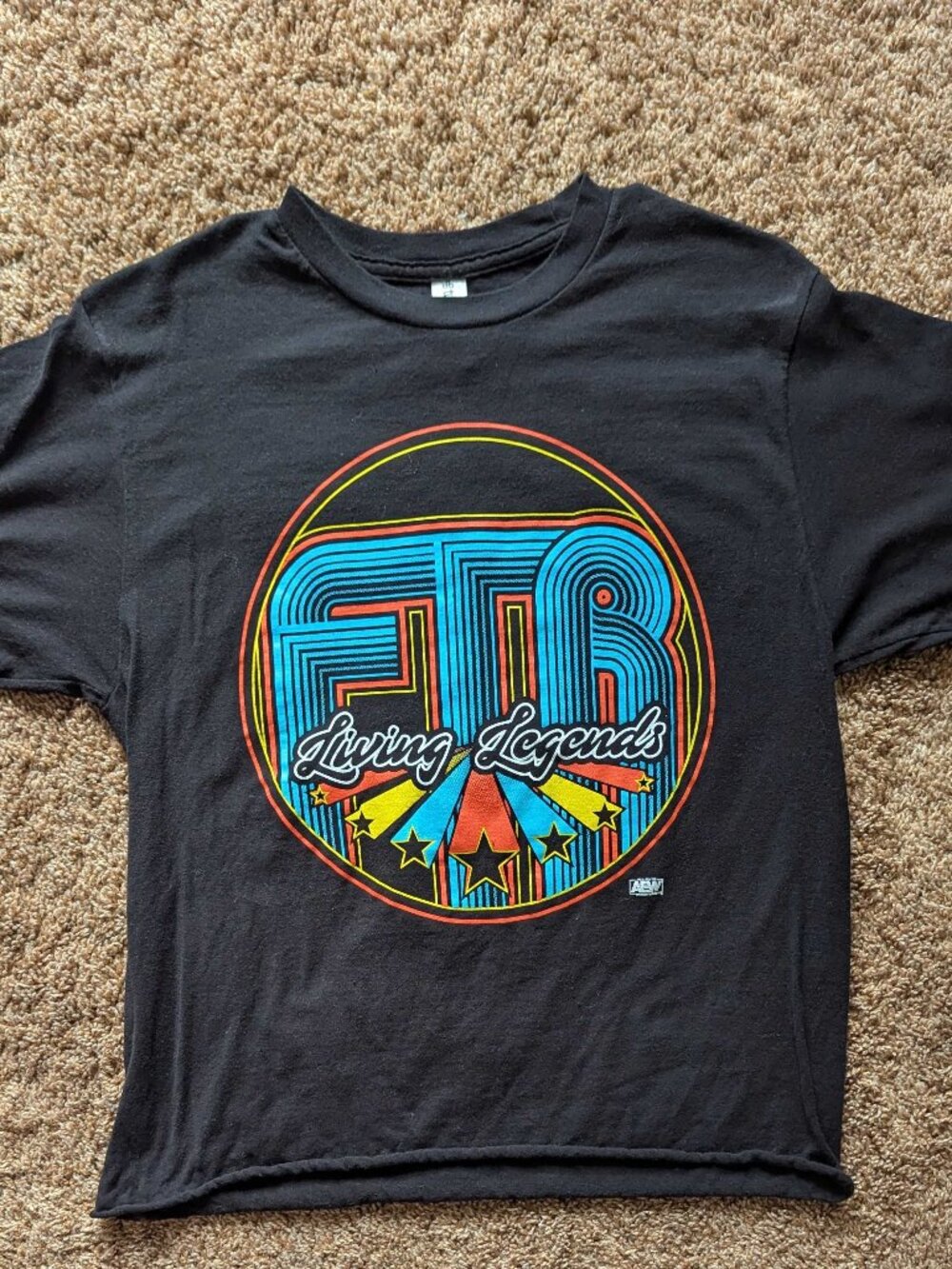 FTR AEW Shirt, sz M, cropped